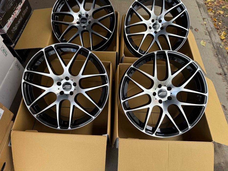 4 бр. чисто нови алуминиеви джанти спорт пакет Mercedes 20'' 5x112