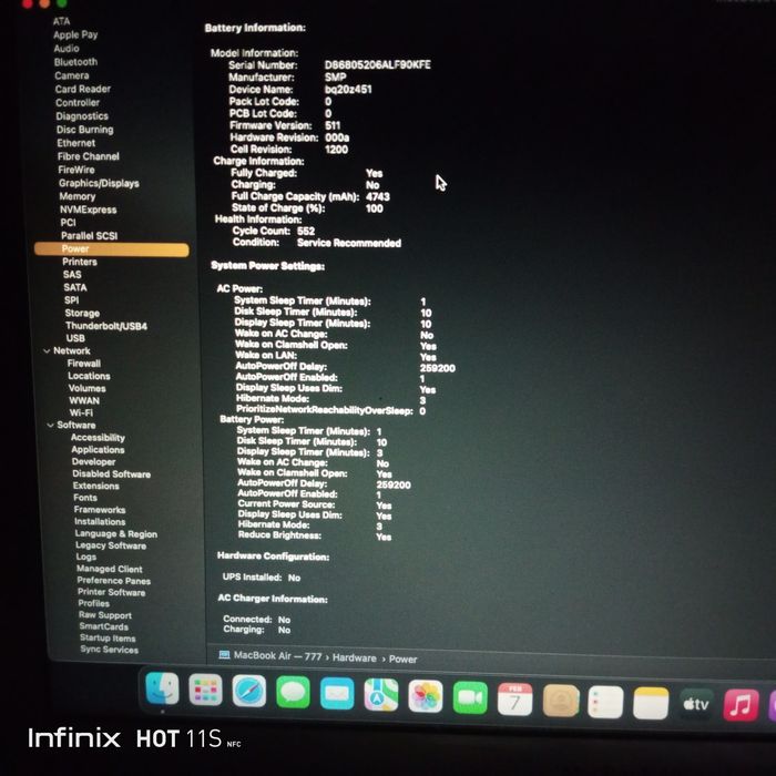 MacBook Air 13. 2017 yil. 210$