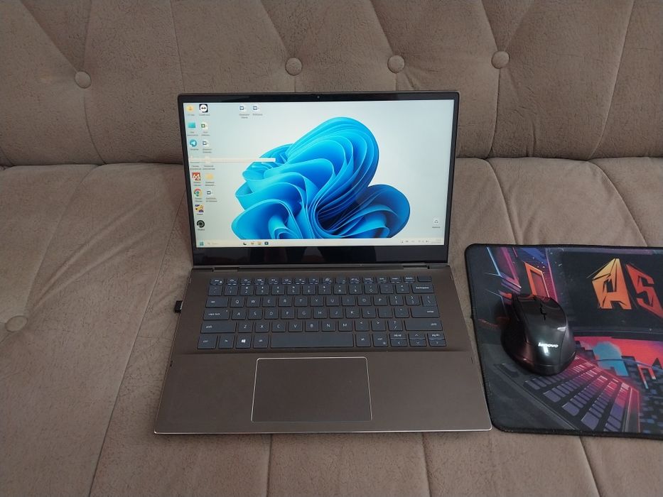 Notebook dell ddr4 cori 7  ekran amalet  klaviaturasi yonadi juda qula