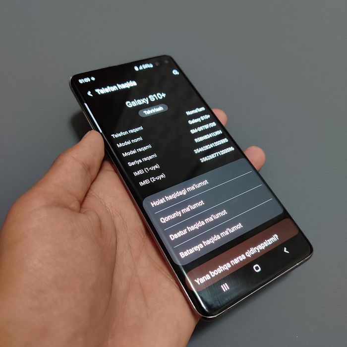 Samsung Galaxy S10+ tinniq
