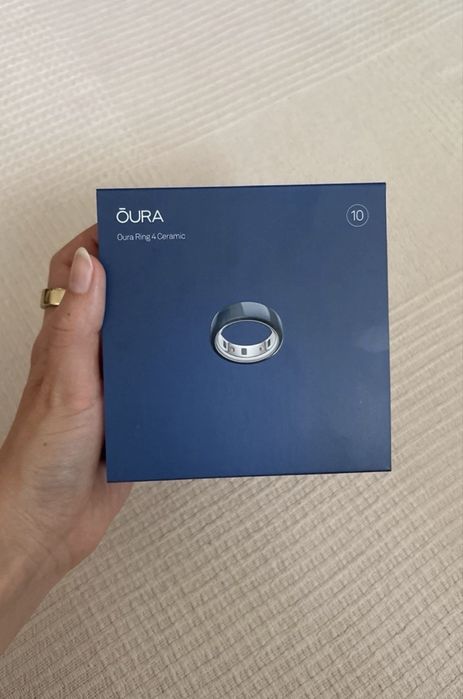 Oura Ring 4 Ceramic Midnight Size 10 умное кольцо