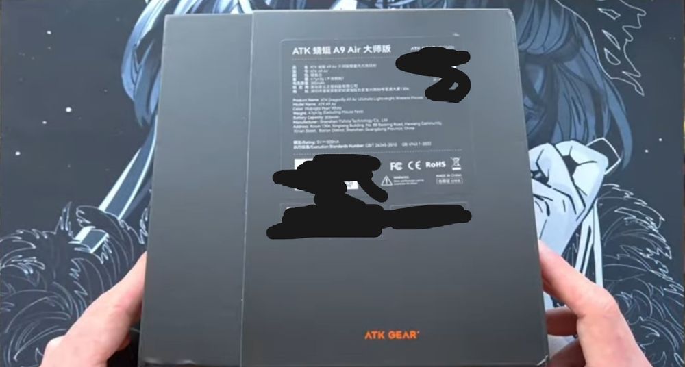 ATK A9 AIR сенсор PixArt PAW3950