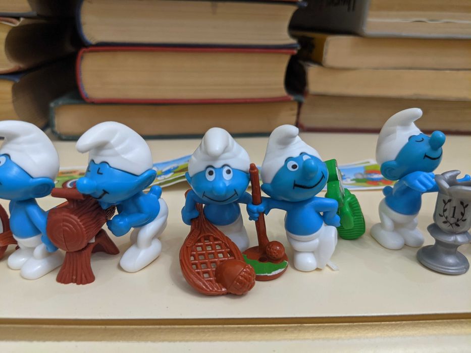 Киндер сюрприз Смурфики коллекция 2001 год