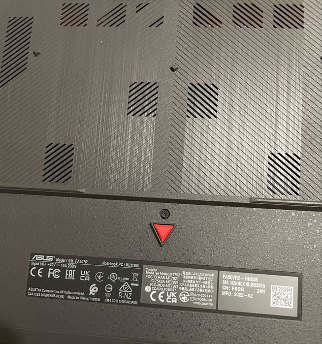 Laptop Gaming ASUS TUF A15 FA507RE-HN036-Ryzen 7, RTX 3050Ti, 16R, 1TB