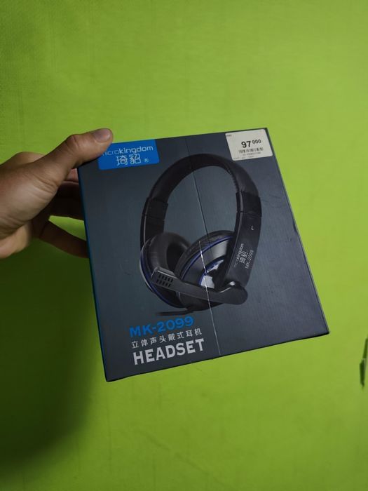 Геймерская игровая гарнитура наушники с микрофоном