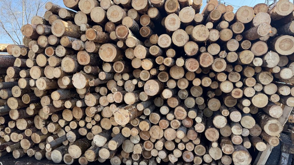 Кругляк , балки сосна бревна