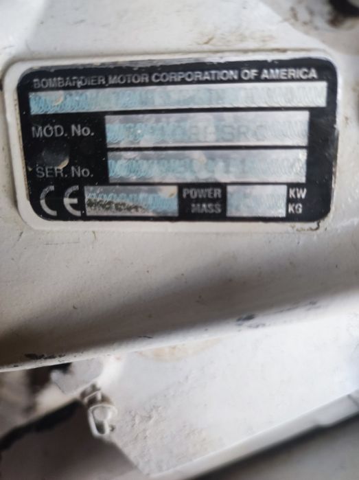 Motor Johnson 9.9 2 timpi cizmă scurtă