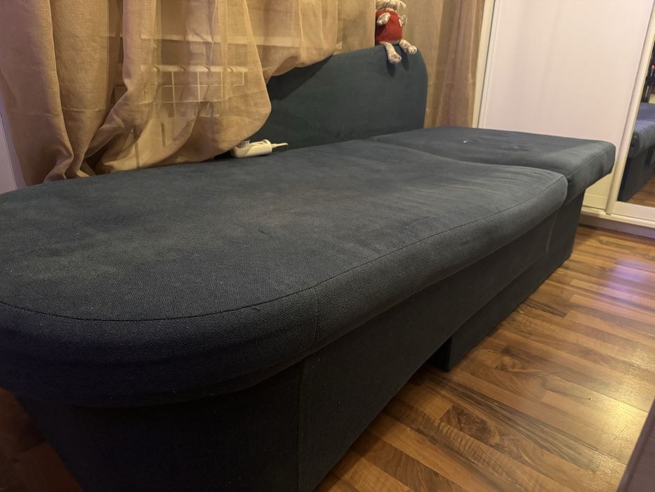 Софа раскладная синяя