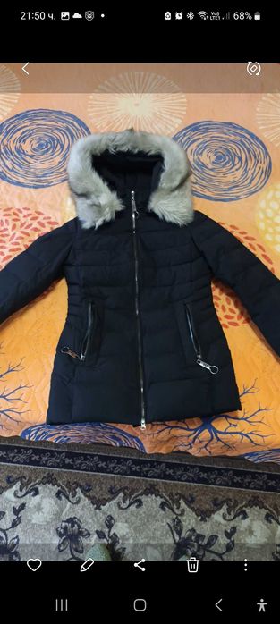 Дамско Зимно дълго яке.Размер S Чисто ново без забележки.