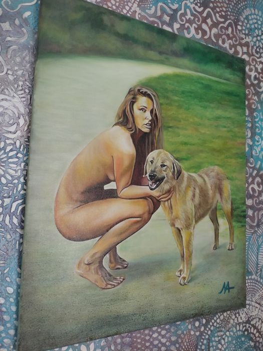 Продам картину "Друзья"