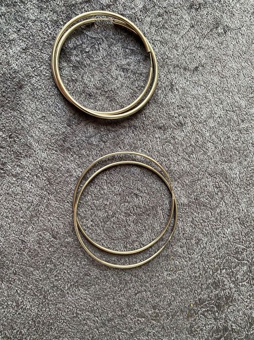 Сребърни обеци халки