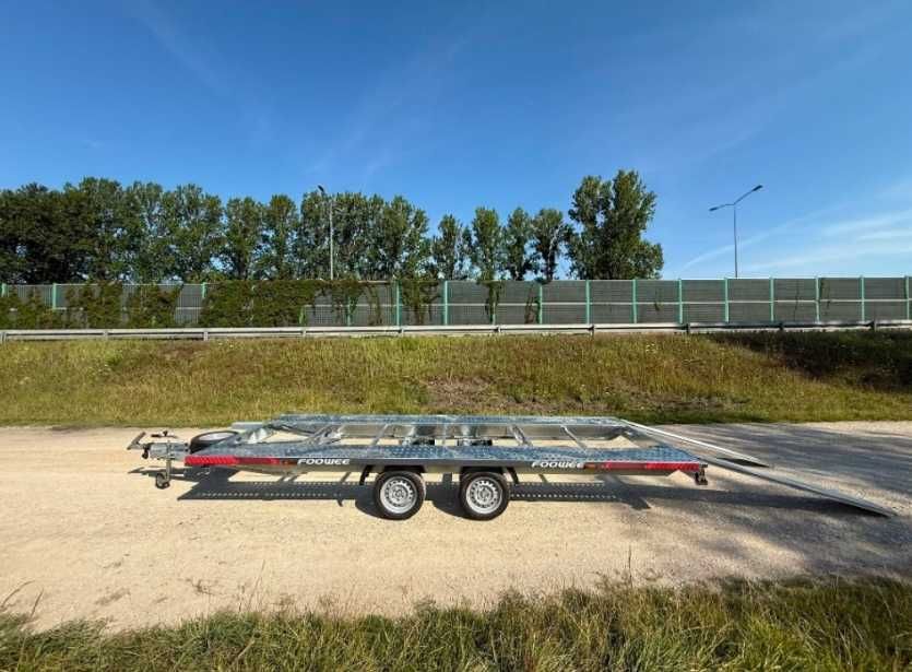 Trailer transport auto, drept, 4,5-5 metri, MMA 2700 kg