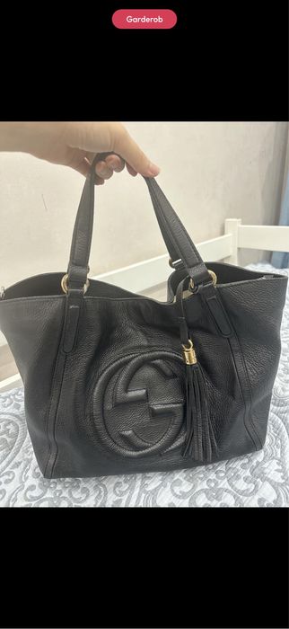 Сумка гуччи кожа