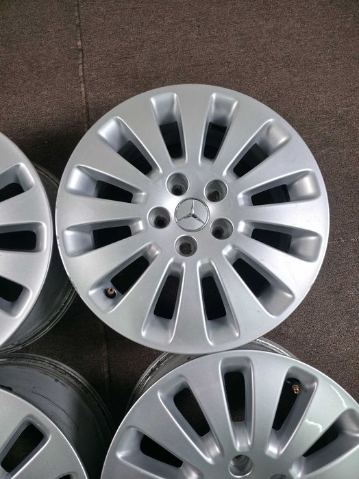4 Jante Aliaj 5x108 16'' OEM Mercedes Citan W415 / Renault Kangoo 6.5J ET 44 + Senzori Presiune OEM !