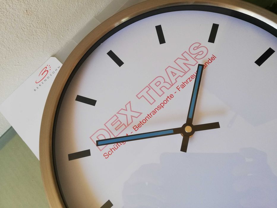 Ceas de perete cu radio control, mare, 30 cm, nou, exterior-interior