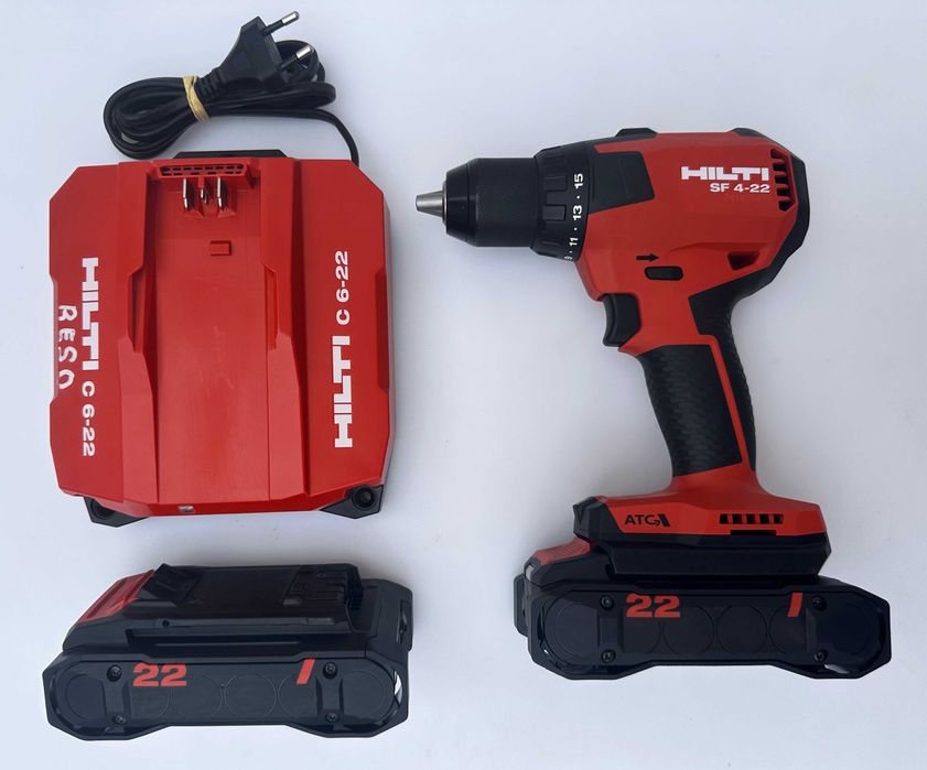 Hilti SF 4-22 ATC Nuron - Нов! Безчетков винтоверт 2x22V 4.0Ah 2024г.