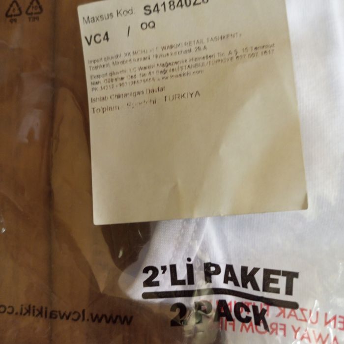 Майки мужские       LC Waikiki  XL 90000   сум за 2 майки