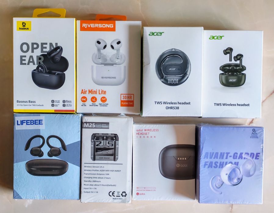 Căști audio In Ear noi, fullbox, diferite modele !