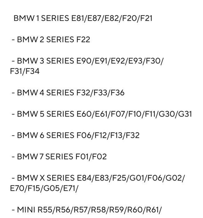 Гумени уплътнения капака на двигателя гумички Bmw