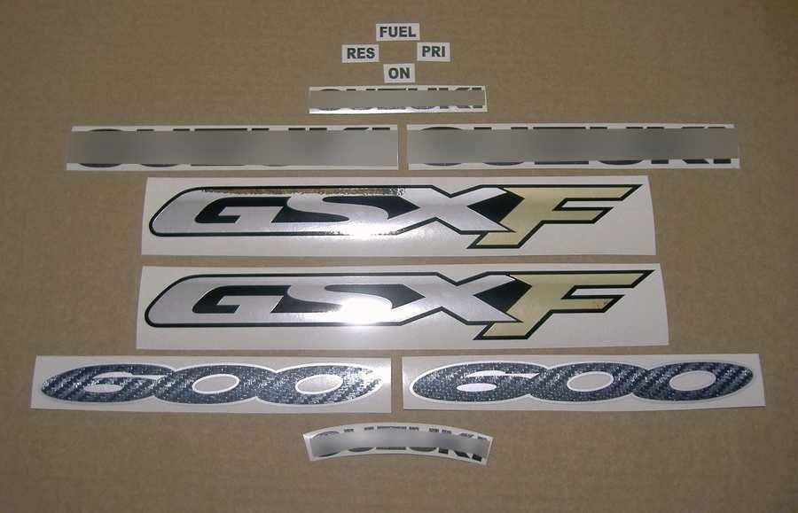 Стикери Сузуки 600 Катана 2000г.-2003г. лепенки Suzuki Katana gsxf