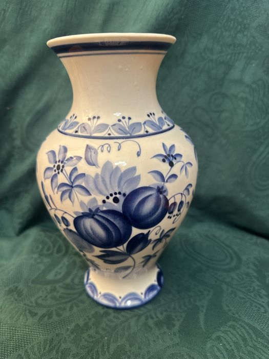 Красиви руски кобалтови вази и кана Гжел/Гжела и Кисловодск, СССР