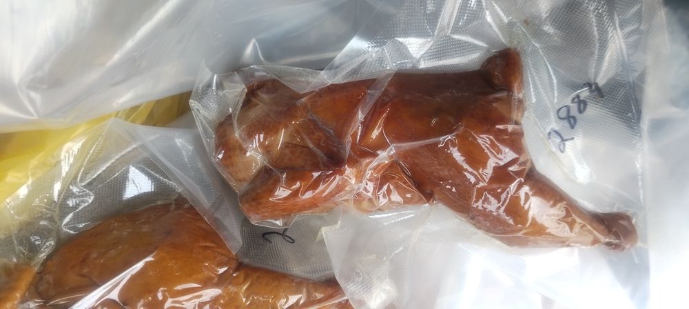 Копчёное мясо, рулет козье молоко