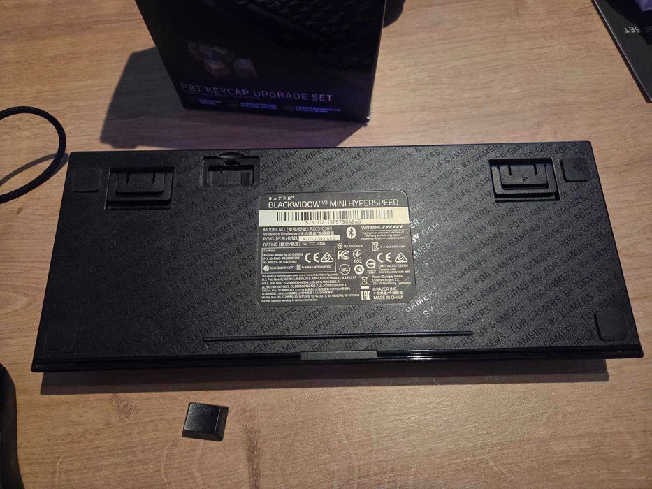 Механична клавиатура Razer - BlackWidow V3 HyperSpeed - Зелен switch