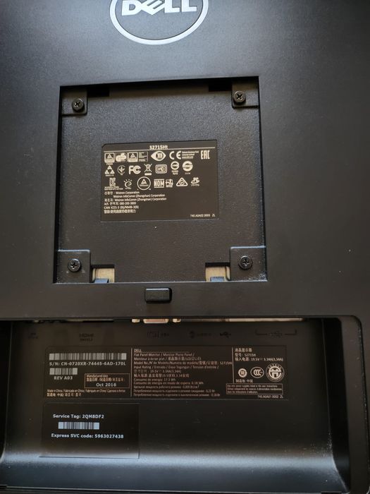 Monitor gaming Dell 7215HT