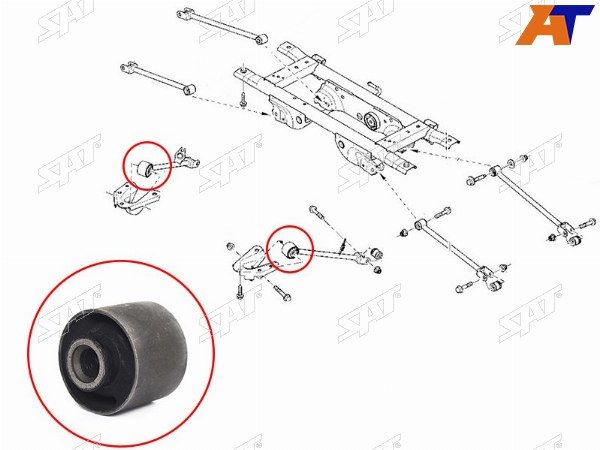 Сайлентблок Renault Duster