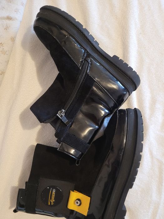 Cizme copii fetițe piele întoarsă 29