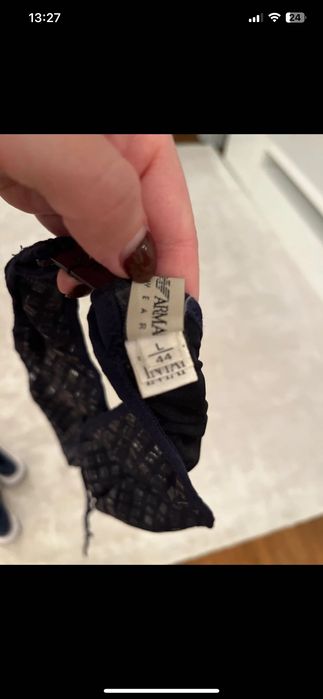 Emporio Armani Бански Размер S-M тъмно син цвят