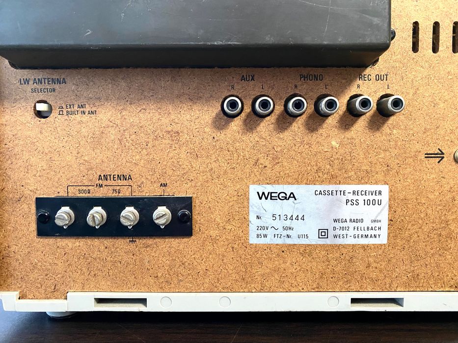 Kasette Receiver Sony Wega