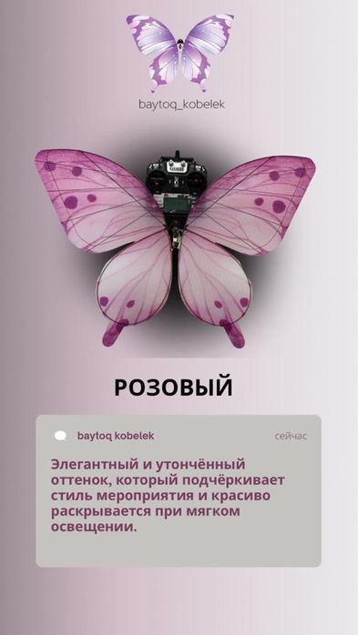 Летающие дроны -бабочки