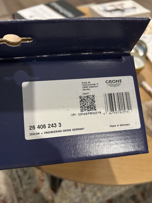 Душ слушалка/GROHE/черен мат/Грьое