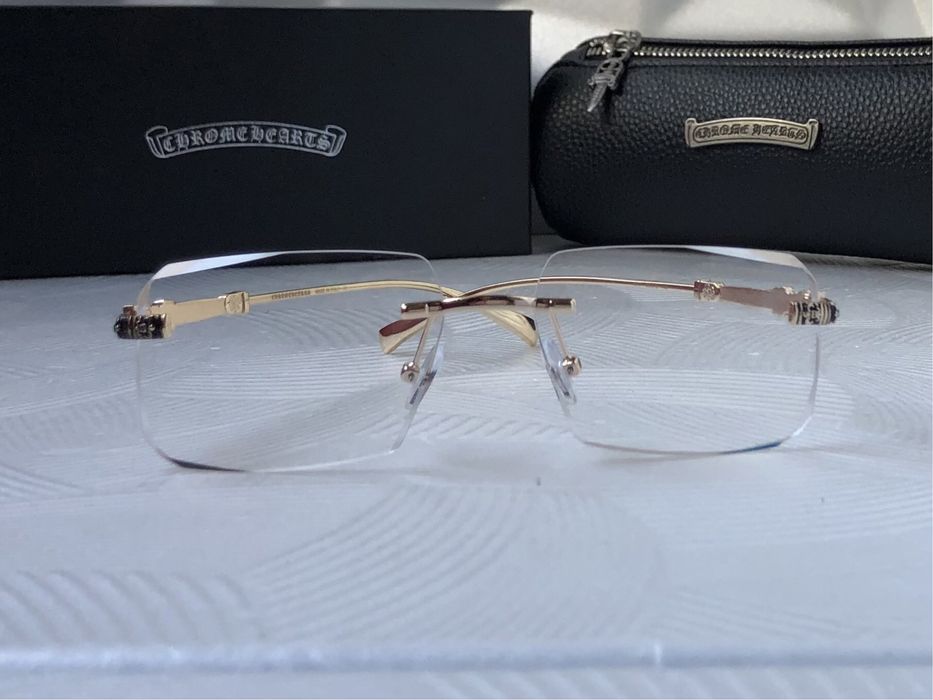 Очила за компютър Диоптрични рамки прозрачни слънчеви chrome hearts