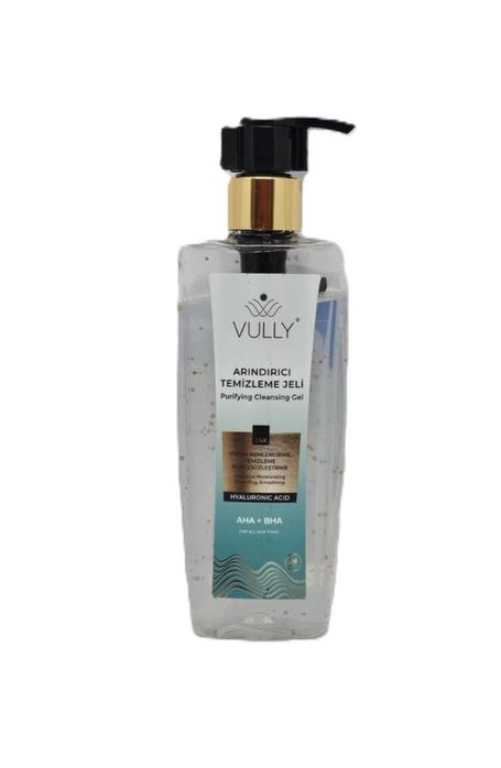 Почистващ гел с хиалуронова киселина и злато – Vully 200 мл