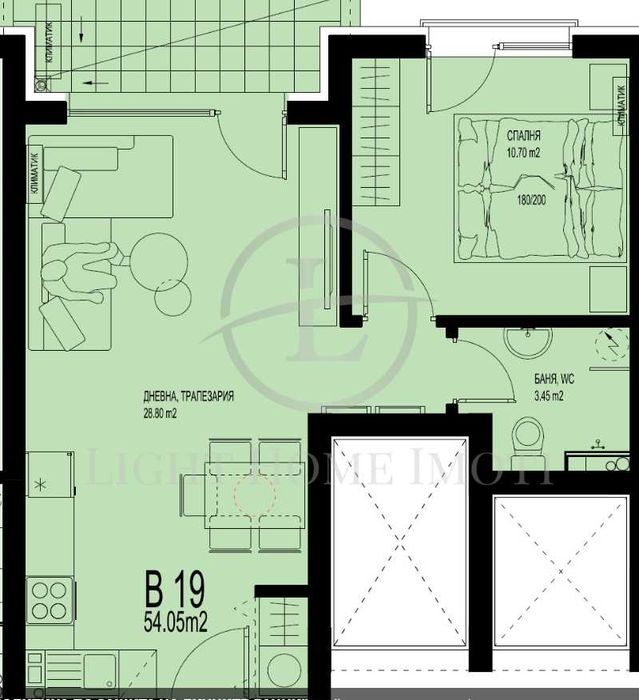 Продава се Двустаен апартамент в Пловдив, Христо Смирненски - 65 кв.м за 1375 €/кв.м - Снимка #4