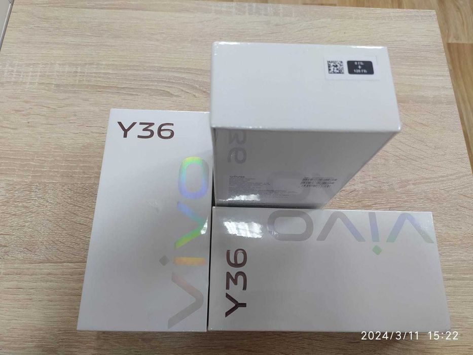 Новинка Vivo Y36 8/128gb NFC 33вт Snapdragon 680 новый запечатанный