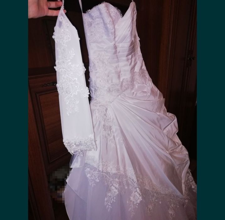 Фата, перчатки в ПОДАРОК! Свадебное платье.