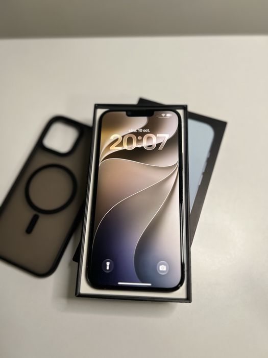 iPhone 13 Pro Max Sierra Blue ca nou 89% 128 GB la cutie + husa