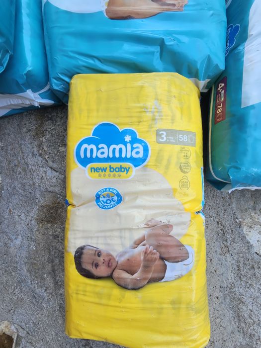 Памперси Mamia 3,4,4+ и 5
