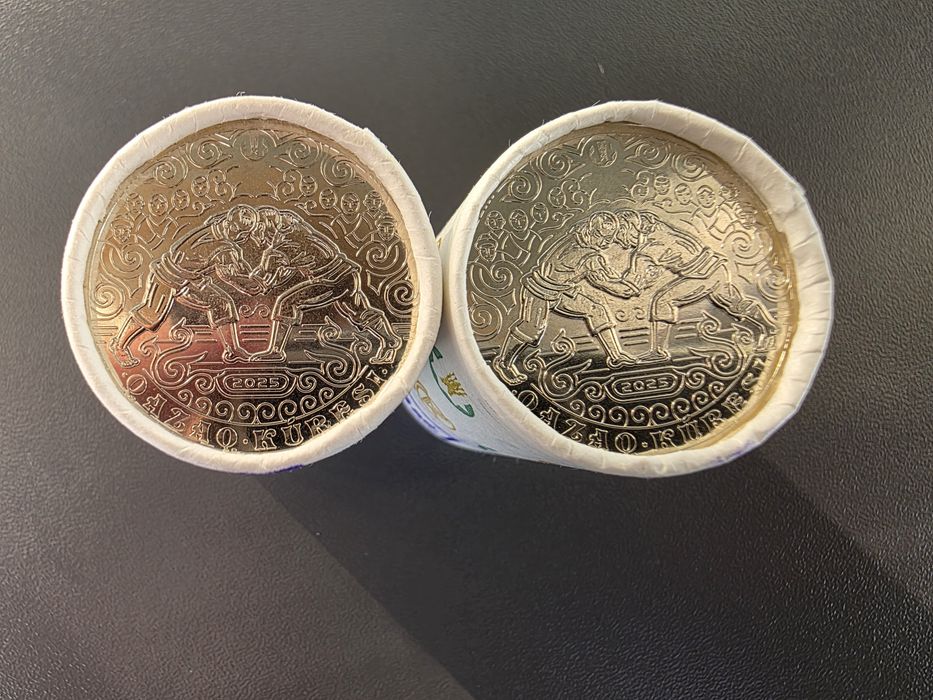 Продам монеты Qazaq Kuresi