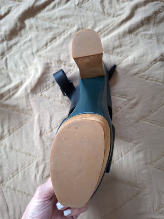 Marni X H&M - Sandale înalte din piele naturala cu platforma