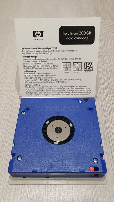 HP Ultrium C7971A Banda media stocare siguranta 200 Gb data cartridge