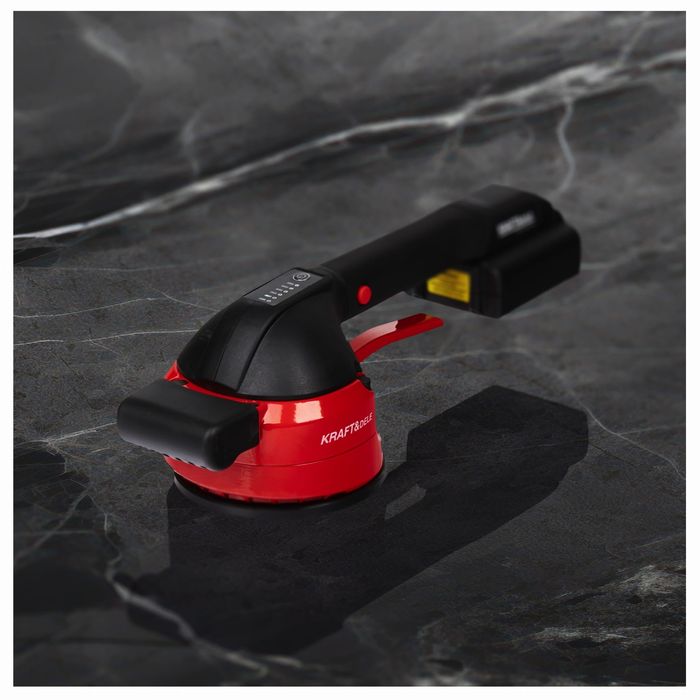 Ventuza vibranta cu acumulator ,50kg , 120mm  Kraft&Dele KD10792