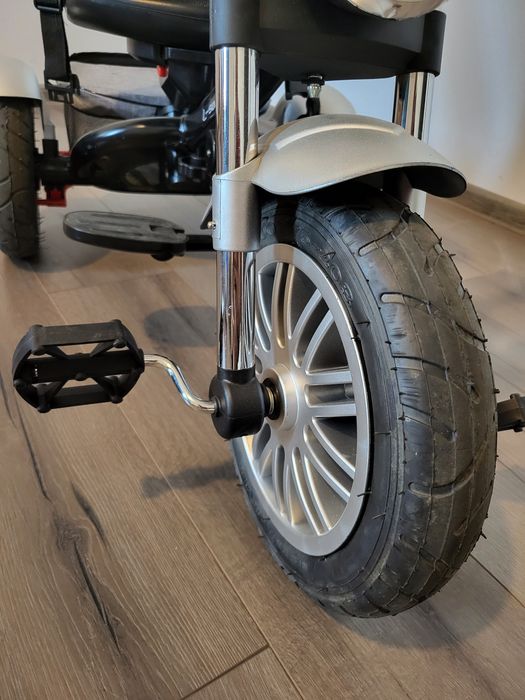 Tricicleta scaun reversibil roti EVA muzica lumini bebelusi copii 5