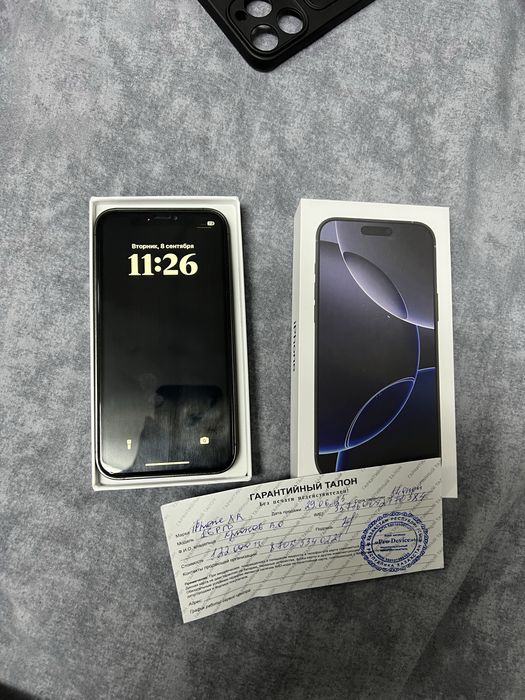 Iphone Xr 16pro 128гб black
