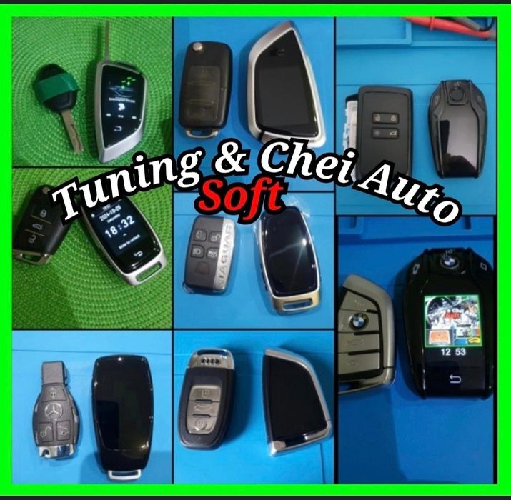 Chei Auto/Cip/Telecomenzi/Programare/Frezare Lamele/Chei Smart LCD
-Ci