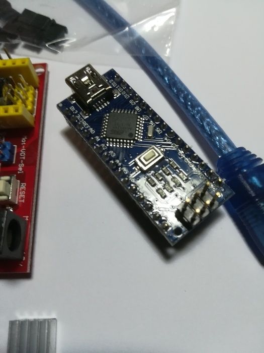 Kit CNC SHIELD V4 + 3 buc A4988 + NANO 3.0 cu cablu