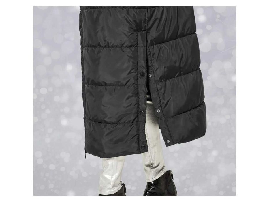 ‼️ Женское стёганое пальто с боковыми разрезами на кнопках (Германия)